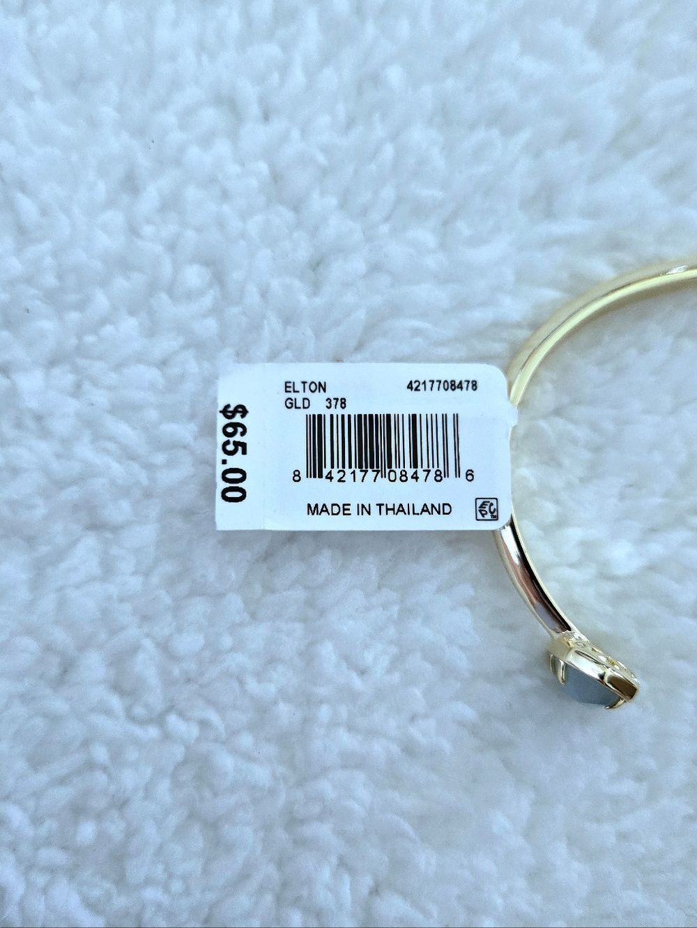 Kendra Scott Gold💛 "Elton" Cuff Bracelet with Amazonite Stones - NWT - Picture 16 of 16